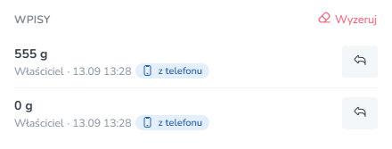 Wpisy oznaczone z telefonu